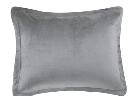 Amazon Basics 3-Piece Down Alternative Micromink Sherpa Bedding Set, Ultra-Soft, Warm All Season Comforter, Machine Washable, King, Charcoal