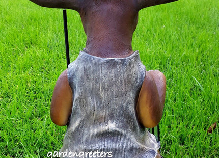GARDENGREETERS Moose Solar Light Statue Moose Solar Figurine