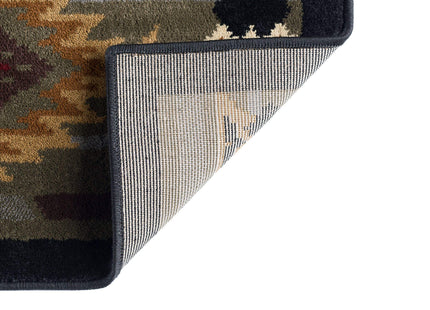 Tayse Northern Wildlife Multi-Color Long 3x10 Hallway Runner Rug for Walkway, Entryway Kitchen Foyer Lodge Cabin Farmhouse Rustic Indoor Carpet,NTR6660