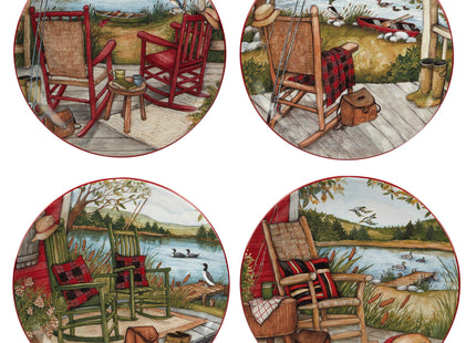Certified International Lake Retreat 16 pc Dinnerware Set, Service for 4