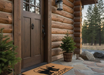 Calloway Mills 104672436 Bear Country Doormat, 24" x 36", Natural/Black