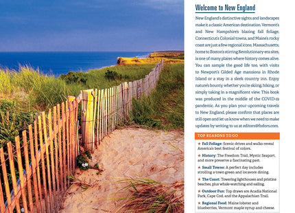 Fodor's New England (Full-color Travel Guide)