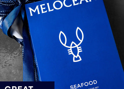 Melocean Professional 8-piece Crab Crackers and Tools Set in Gift Box