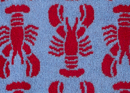 SKL Home Nautical Lobster Hand Towel Set-2pc, Reversible Jacquard, Navy