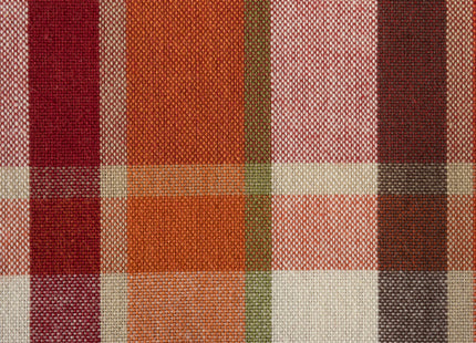DII Thanksgiving & Fall Table Decoration Autumn Farmhouse Plaid, Napkin Set, 20x20, Pumpkin Spice Plaid, 6 Count