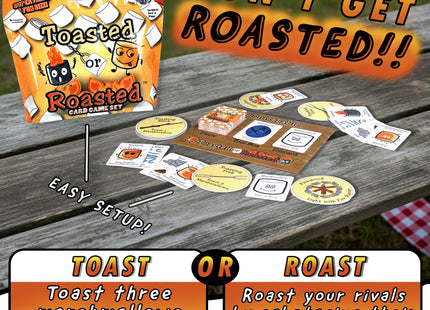 Education Outdoors Toasted or Roasted Family Campfire Card Game