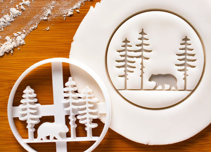 Forest Bear cookie cutter, 1 piece - Bakerlogy