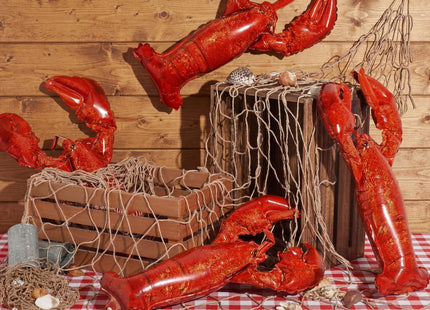 Silipull 5 Pcs Crawfish Balloons Fishing Net Seafood Boil Party Supplies