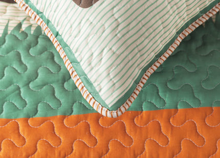 Soul & Lane - Rustic Bear Quilt Set, Cabin Bedding, Twin with 1 Sham