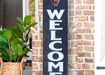 KH Sports Fan Maine Black Bears Welcome Porch Leaner, 11x46 Inches, Black Bears Outdoor Welcome Sign; Display Your Team Spirit with This University of Maine Black Bears Plaque