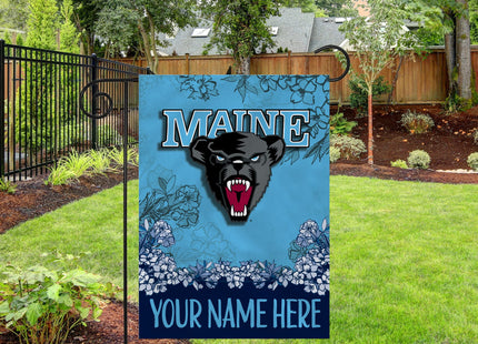 Rico Industries NCAA Maine Black Bears Personalized Garden Flag