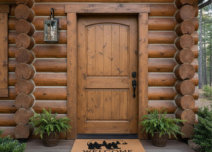 Calloway Mills 104672436 Bear Country Doormat, 24" x 36", Natural/Black