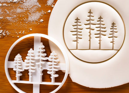 Pine Tree Forest cookie cutter, 1 piece - Bakerlogy