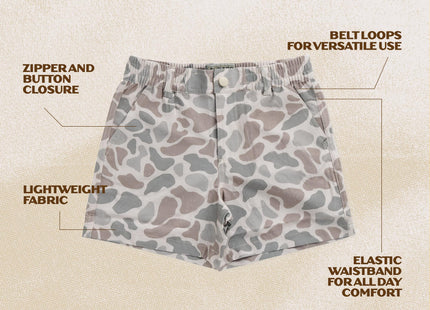 Burlebo Everyday Short - Classic Deer Camo