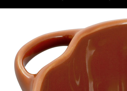 Staub Ceramic 16-oz Petite Pumpkin Cocotte - Burnt Orange