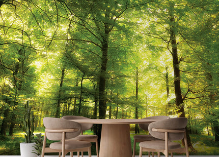 wall26 - Crowded Forest Mural - Wall Mural, Removable Sticker, Home Decor - 66x96 inches
