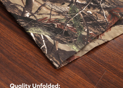 Realtree All Purpose Camouflage Rod Pocket Window Curtains, Set of 2 Panels (42"x87" Inch) - Camo Drapes in Forest and Rustic Theme, Perfect for Bedroom, Farmhouse, Living Room, Cabin, and Kitchen