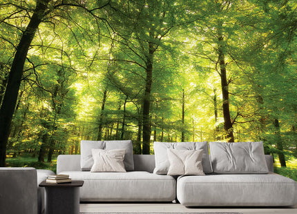wall26 - Crowded Forest Mural - Wall Mural, Removable Sticker, Home Decor - 66x96 inches