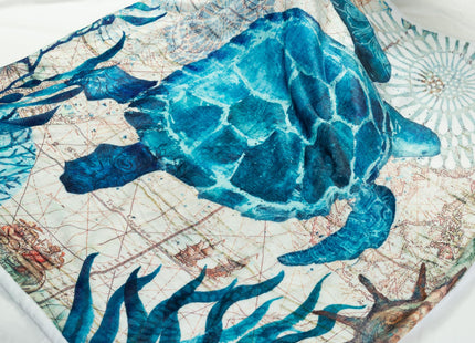 Sviuse Sea Turtle Blanket Ocean Turtle Themed Gifts Turtles Decor 50"x60"