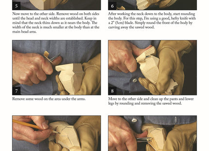 Whittling the Country Bear & His Friends: 12 Simple Projects for Beginners (Fox Chapel Publishing) Step-by-Step Instructions & Easy-to-Use Patterns for Bears, Moose, Beavers, & Rabbits; 180 Photos
