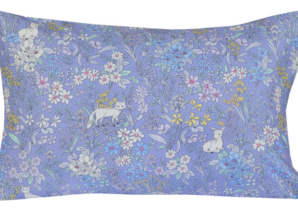 J-pinno Fox Deer Woods Flowers Forest Animals Twin Sheet Set Girls Kids Teens Bed Bedroom Decoration Gift, 100% Cotton, Flat Sheet + Fitted Sheet + Pillowcase Bedding Set (36, Twin)