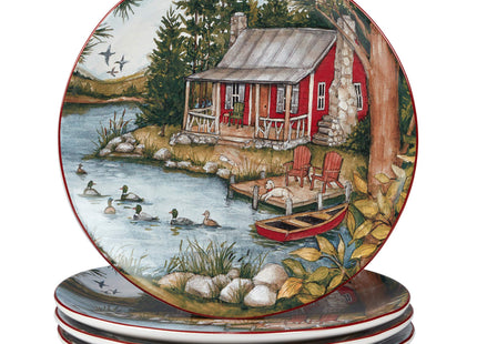 Certified International Lake Retreat 16 pc Dinnerware Set, Service for 4