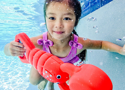 Melissa & Doug Sunny Patch Louie Lobster Claw Catcher - Grab-and-Squeeze Pool Toy