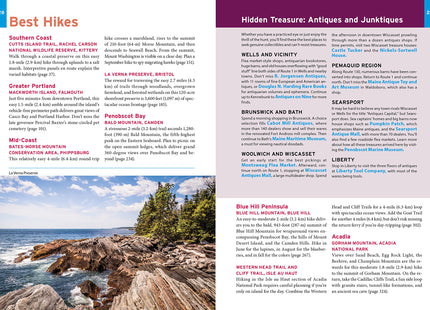 Moon Coastal Maine: With Acadia National Park: Seaside Getaways, Cycling & Paddling, Scenic Drives (Travel Guide)