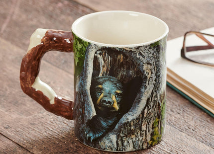 Wild Wings Sculpted Mug Cubby Hole- Black Bear