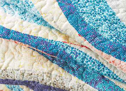HoneiLife King Quilt Bedding Set - 3 Pieces Beach Quilt Sets Coastal Bedspreads Ocean Coverlets Microfiber Bed Cover All Season Quilts