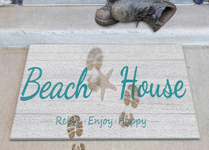 Luvadian Beach Door Mat - Welcome to Your Coastal Summer Home, 17x30 Inch