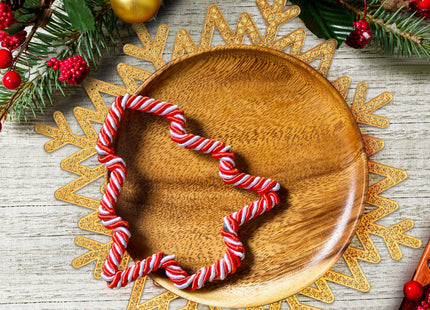 Funnymoom Christmas Snowflake Placemats Set of 6, Gold 15 Inch Winter