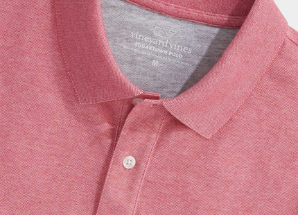 vineyard vines Men's Edgartown Short Sleeve Pique Polo, Lobster Reef, L