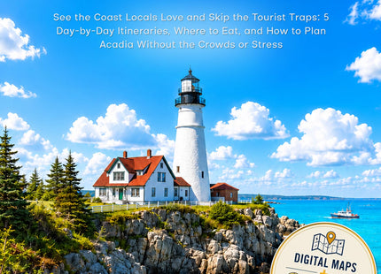 Maine Travel Guide: See the Coast Locals Love and Skip the Tourist Traps: 5 Day-by-Day Itineraries, Where to Eat, and How to Plan Acadia Without the Crowds or Stress (2026 - 2027 Book 1)