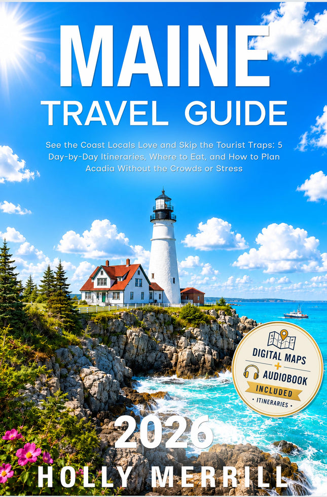 Maine Travel Guide: See the Coast Locals Love and Skip the Tourist Traps: 5 Day-by-Day Itineraries, Where to Eat, and How to Plan Acadia Without the Crowds or Stress (2026 - 2027 Book 1)