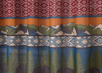 Barefoot Bungalow Black Bear Lodge Bath/Shower Curtain