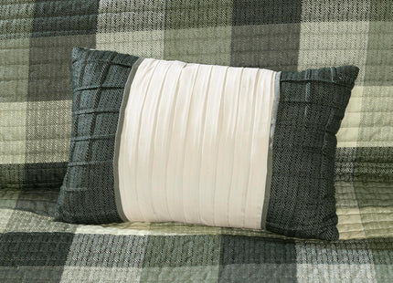 Madison Park Cabin Lifestyle Plaid Quilt Set, 6PC Full/Queen Coverlet