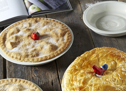 Wade Ceramics Blueberry Ceramic Pie Flute – Decorative Pie Bird Steam Vent for Baking Perfect Pies (Blueberry)