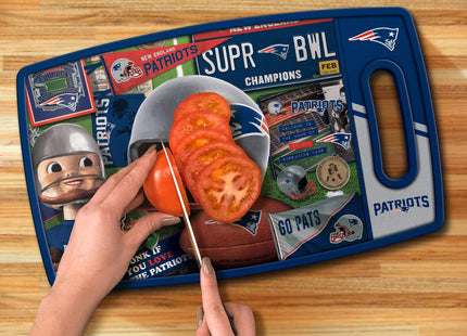 YouTheFan NFL New England Patriots Retro Series Cutting Board