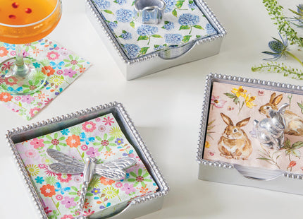 Mariposa Dragonfly Beaded Napkin Box