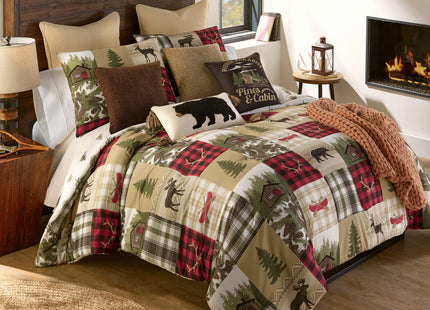 Donna Sharp Cedar Lodge Queen Comforter Set, 90" x 90"