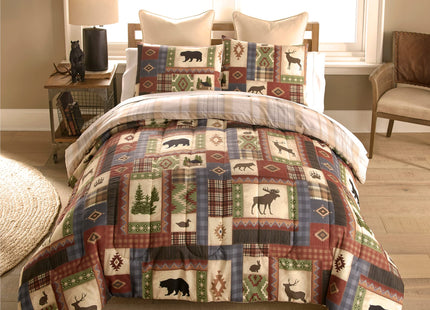 Donna Sharp Queen Bedding Set - Forest Grove Lodge - 3 Piece, 90" x 90"