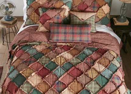 Donna Sharp Cotton Twin Quilt - Campfire, 70" x 92"
