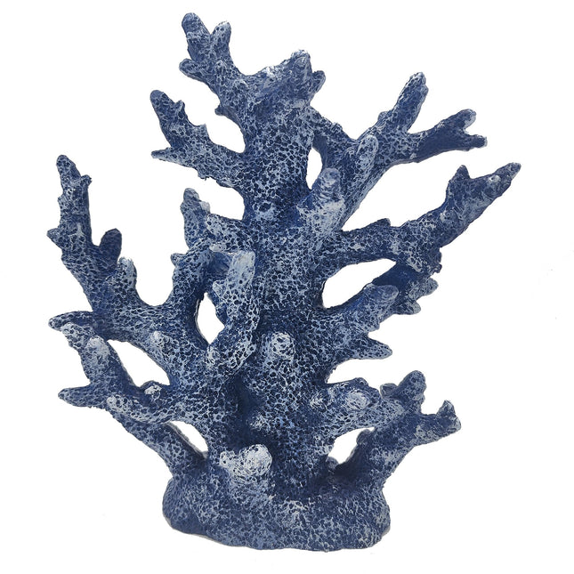 Etlemonde Coastal Beach Blue Coral Reef Statue Home Decor