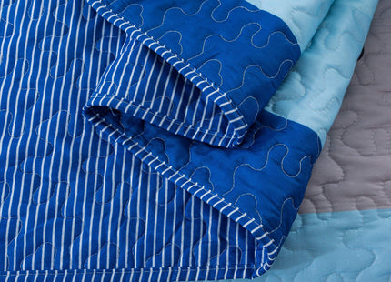 Soul & Lane - Kids Ocean Quilt Set, Whale Sea Bedding, Queen with 2 Shams