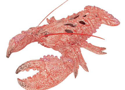 Red Lobster Statue Figurine - Ocean Decor Beach House Accent - Coral Reef Coastal Nautical Tabletop Decor (12.25" x 8.25")