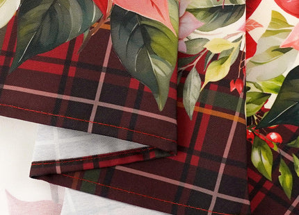 uwdfnwuif Christmas Tablecloth Waterproof Christmas Tree/Holly Table Cloths for New Years Holiday Party and Dining Decoration-60 * 60" Square