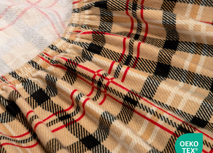 Bare Home Flannel Sheet Set Prints (Queen, Red Lodge Plaid)