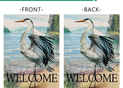 Furiaz Welcome Spring Summer Seabird Coastal Beach Small Decorative Garden