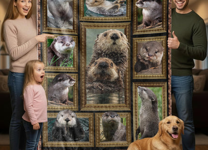 YGBDXB Otter Blanket for Men Women, Gifts for Otter Lovers Throw Blanket for Couch Bed Room Decor 50“x60”